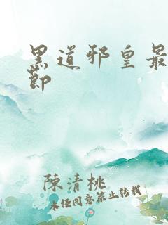 黑道邪皇最新章节