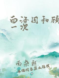 白洛因和顾海第一次