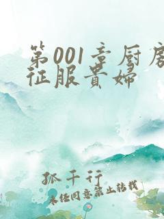 第001章厨房征服贵妇