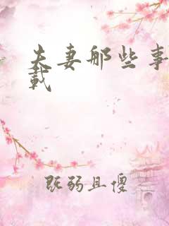 夫妻那些事儿下载