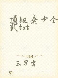 顶级弃少全本下载txt