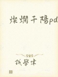 灿烂千阳pdf