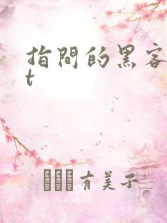 指间的黑客txt
