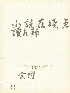 小说在线免费阅读h辣
