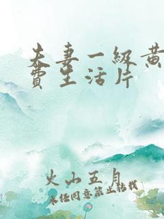 夫妻一级黄色免费生活片