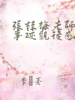 张桂梅老师先进事迹观后感300字