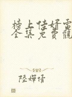 榜上佳婿电视剧全集免费观看