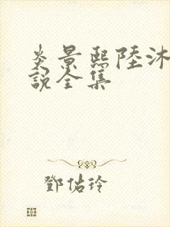 炎景熙陆沐擎小说全集