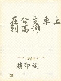在公交车上被艹到高潮