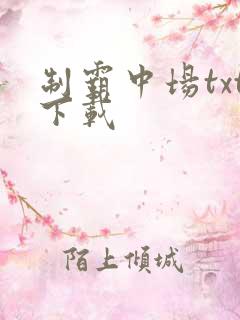 制霸中场txt下载