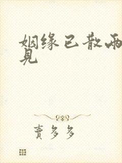 姻缘已散两不相见