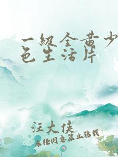 一级全黄少妇性色生活片