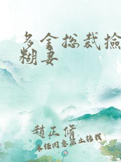多金总裁捡到迷糊妻
