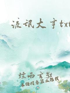 流氓大亨txt