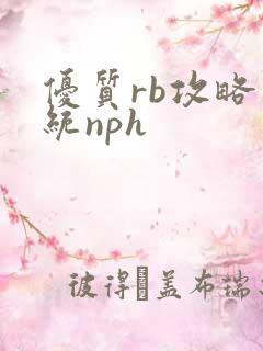 优质rb攻略系统nph
