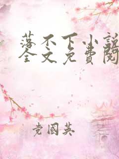 落不下小说在线全文免费阅读