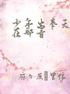 少年出拳天下惊在哪看