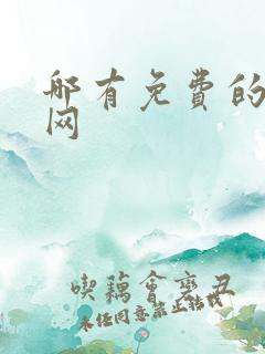 哪有免费的小说网