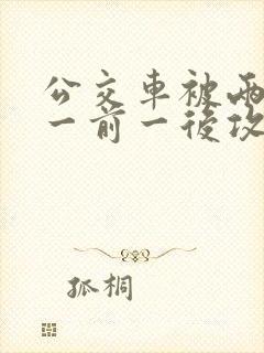 公交车被两个人一前一后攻击