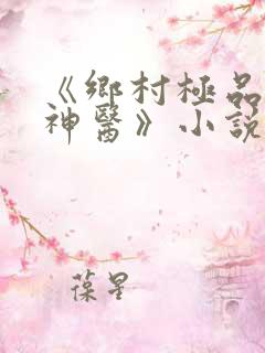 《乡村极品桃运神医》小说