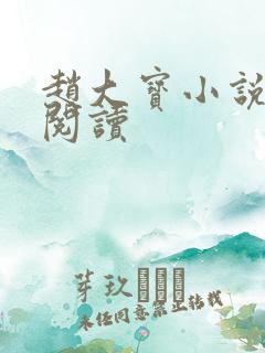 赵大宝小说免费阅读
