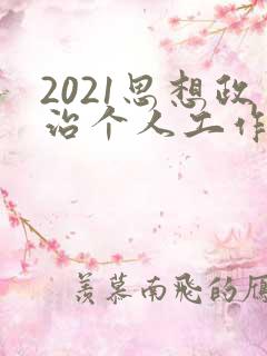2021思想政治个人工作总结