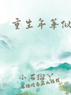 重生年华似锦