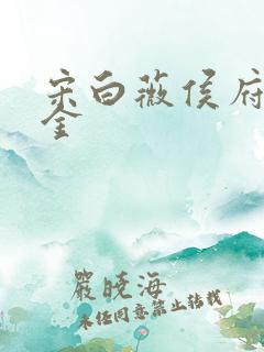 宋白薇侯府假千金
