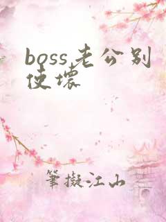 boss老公别使坏