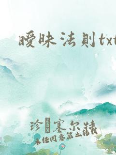 暧昧法则txt
