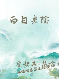 白日光阴