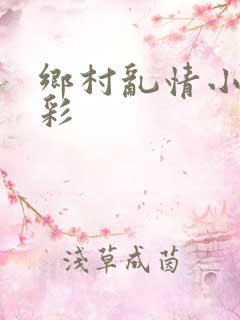 乡村乱情小雷小彩