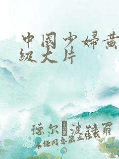 中国少妇黄色一级大片