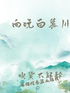 向晚白慕川
