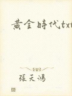 黄金时代txt