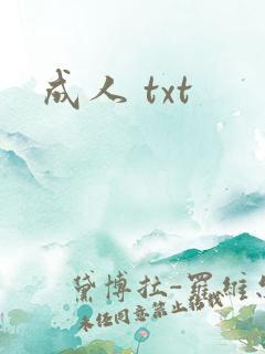 成人 txt