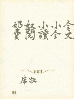 奶奴小小全文免费阅读全文