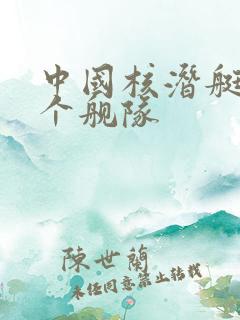 中国核潜艇在哪个舰队