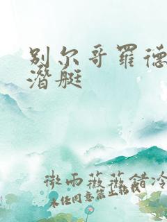 别尔哥罗德号核潜艇