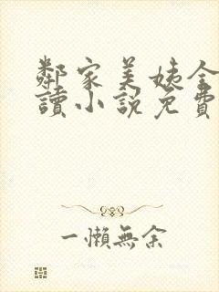 邻家美姨全文阅读小说免费