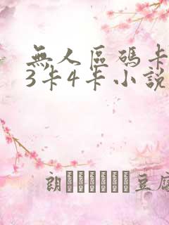 无人区码卡二卡3卡4卡小说