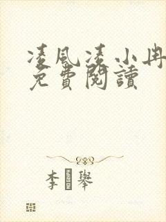 凌风凌小冉全文免费阅读