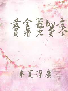 黄金笼by夜很贫瘠免费全文