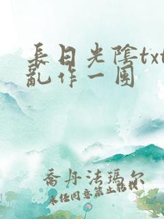 长日光阴txt乱作一团