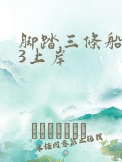 脚踏三条船1v3上岸