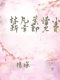 林凡叶惜小说最新章节免费阅读