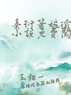 秦衍萧婉瑜穿越小说免费阅读
