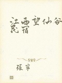 江西望仙谷景区民宿