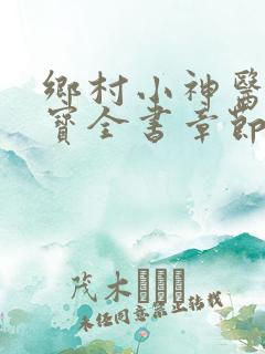 乡村小神医赵大宝全书章节