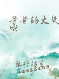 爸爸的大几8好吃